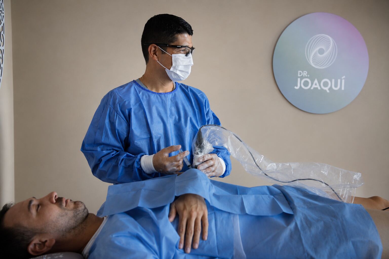 Regenerative procedure led by Dr. Joaquí at his institute